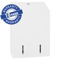 MERIDA STELLA WHITE LINE multiflat toilet paper dispenser, holds up to 900 toilet paper sheets, white